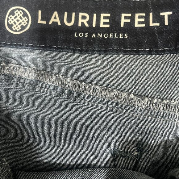Laurie Felt Silky Ankle Skinny Jeans Dark Wash Stretch Soft Basic Size L - Picture 10 of 12